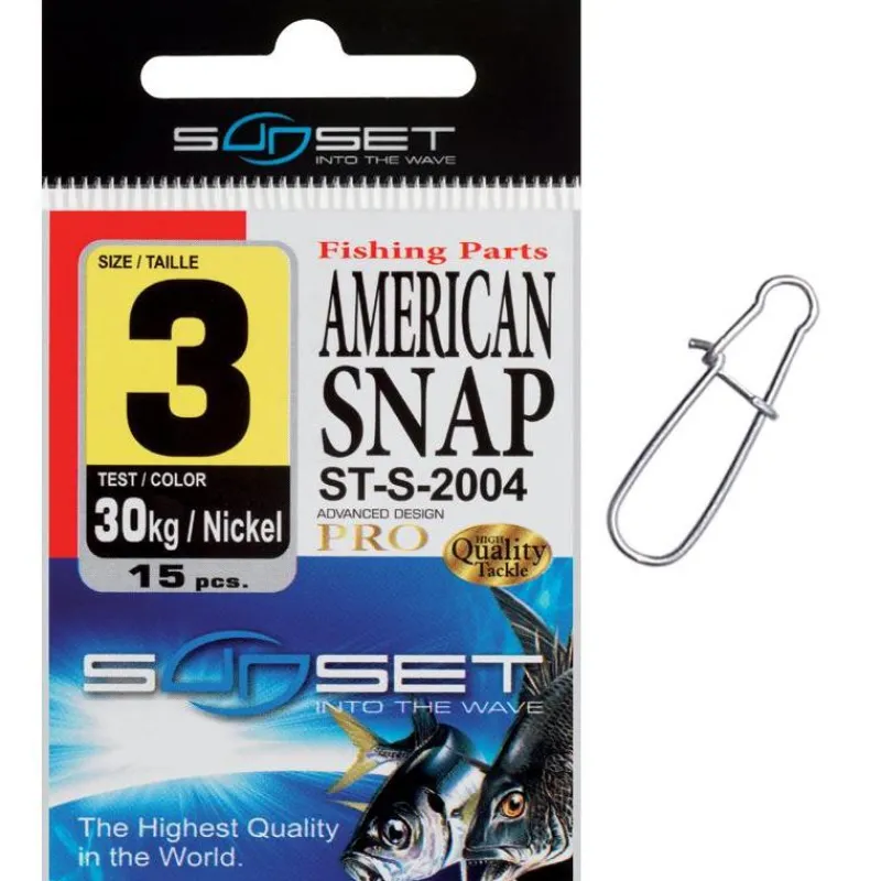 Sunset Agrafe Mer American Snap St-S-2004 - Par 15