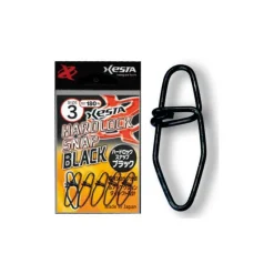 Xesta Agrafe Hard Lock Snap Black - Pack