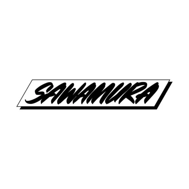 Sawamura Autocollant Med Contour Blanc