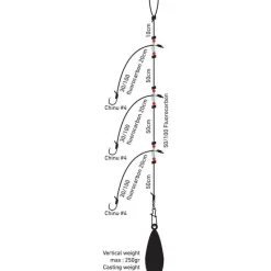 Daiwa Bas De Ligne Montages Dorade Bord / Bateau