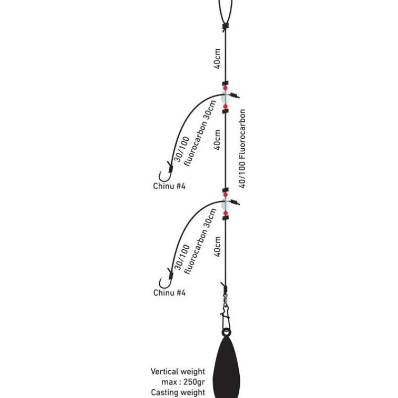 Daiwa Bas De Ligne Montages Dorade Bateau