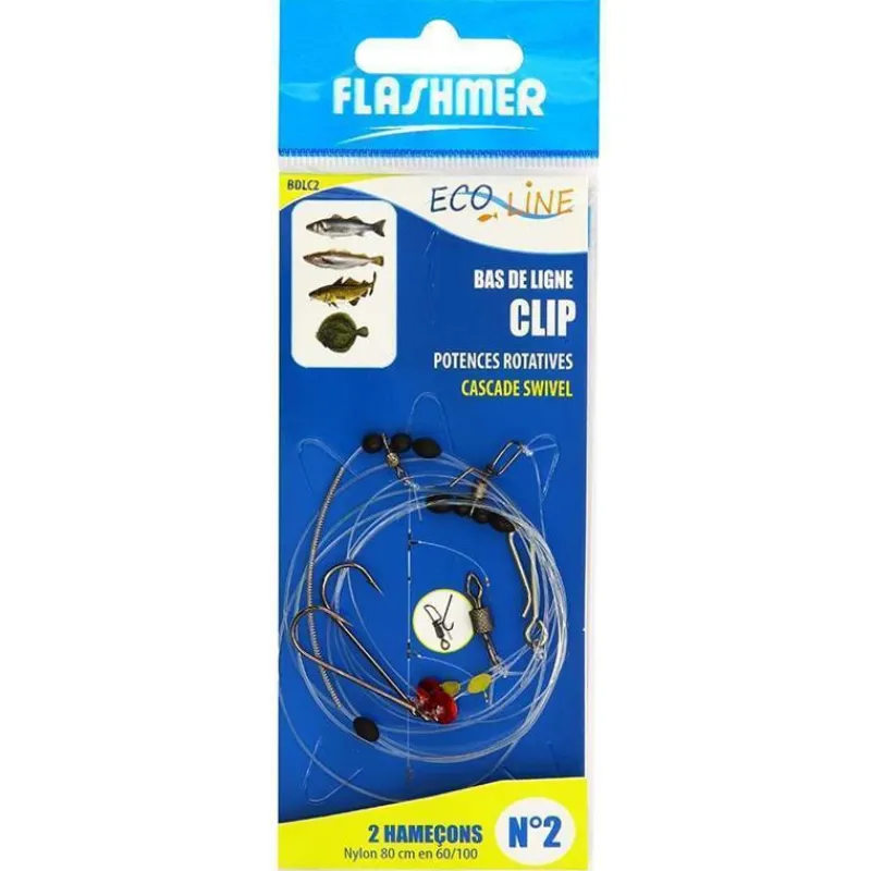 Flashmer Bas De Ligne Ecoline Clip