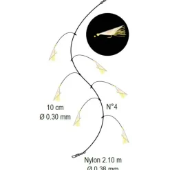Flashmer Bas De Ligne Golden Flasher