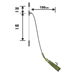 Sunset Bas De Ligne Surfcasting Rs Competition Special Gros Poisson - Fluoro + Octopus