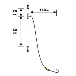 Sunset Bas De Ligne Surfcasting Rs Competition Special Gros Poisson - Fluoro