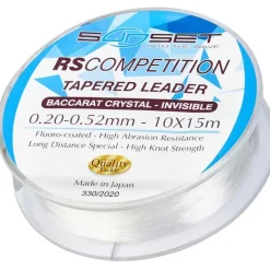 Sunset Bas De Ligne Tapered Leader Rs Competition 15Mx10