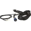 Lowrance Cable D'alimentation Allume Cigare 12V Prises Bleues