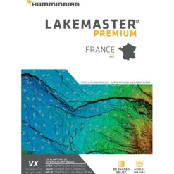 Humminbird Carte Détaillée Lakemaster V2 Premium Des Principaux Lacs Français