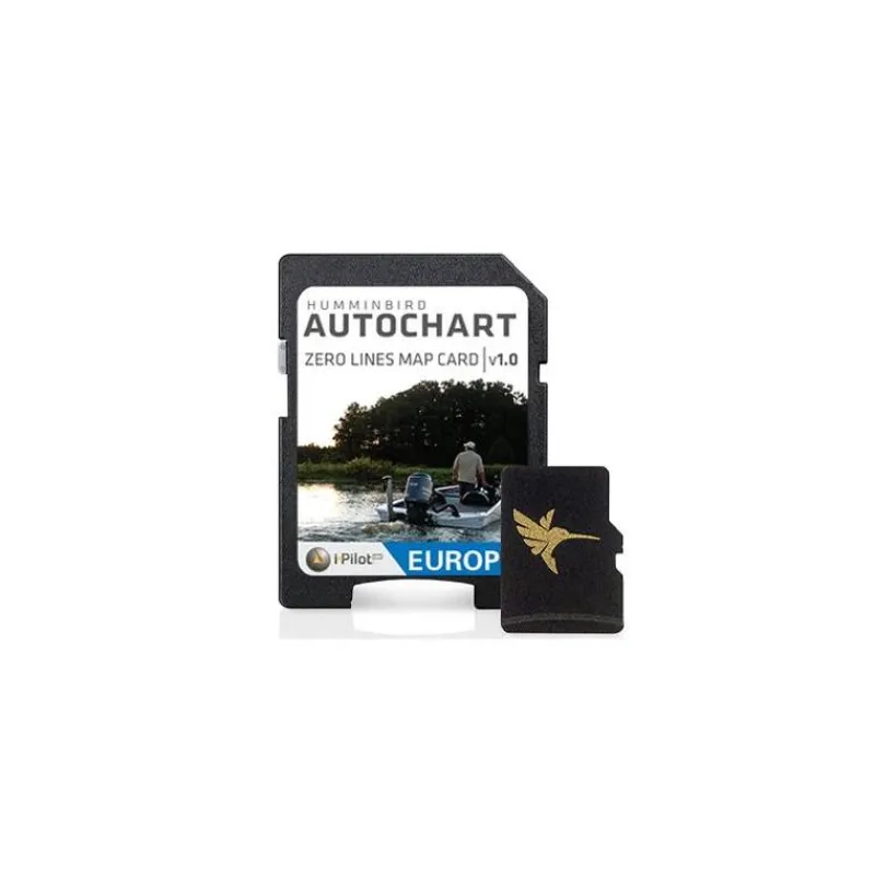 Humminbird Carte Europe Zero Line Micro Sd Pour Logiciel Autochart