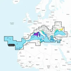 Navionics Carte Garmin Vision+ Mer Méditerranée Et Mer Noire