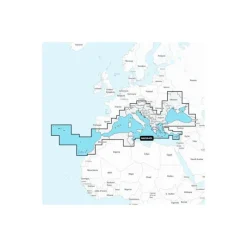Navionics Carte + Large Sd Mediterranee Et Mer Noire