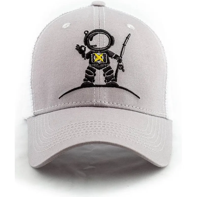 Fishxplorer Casquette Homme Astro Pêcheur - Blanc
