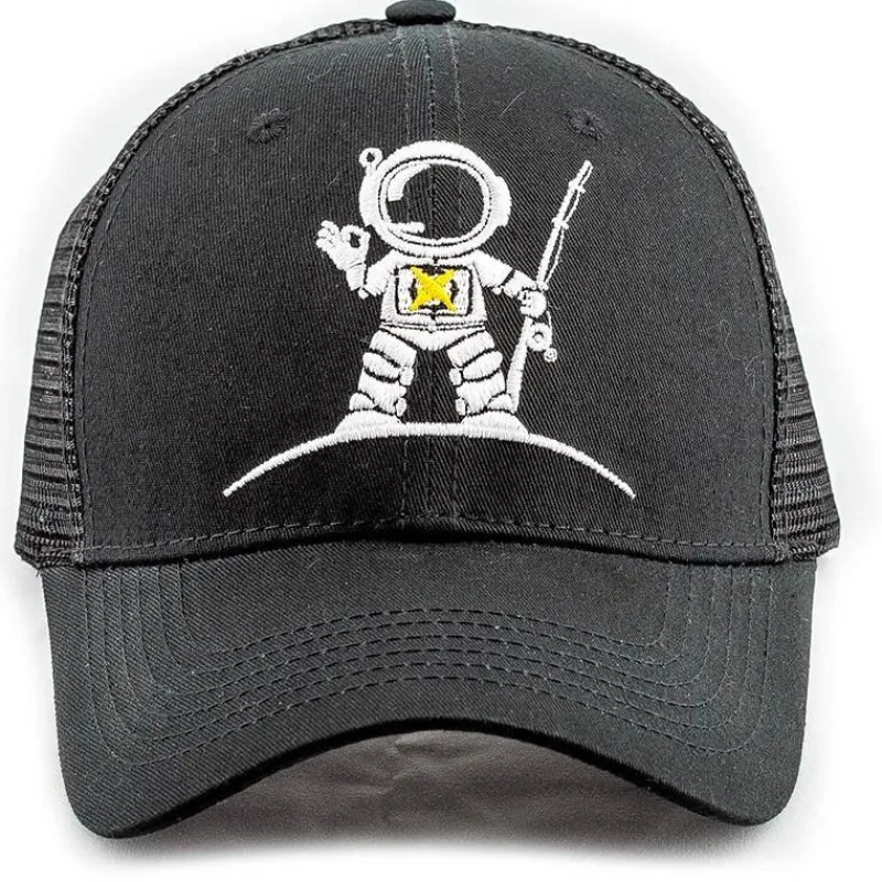 Fishxplorer Casquette Homme Astro Pêcheur - Noir
