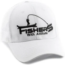 Fishxplorer Casquette Homme Fisher With Attitude - Blanc