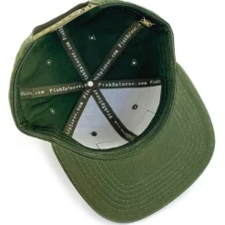Fishxplorer Casquette Homme À Scratch Snapback - Vert
