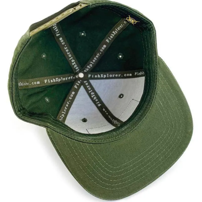 Fishxplorer Casquette Homme À Scratch Snapback - Vert