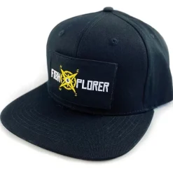 Fishxplorer Casquette Homme À Scratch Snapback - Noir