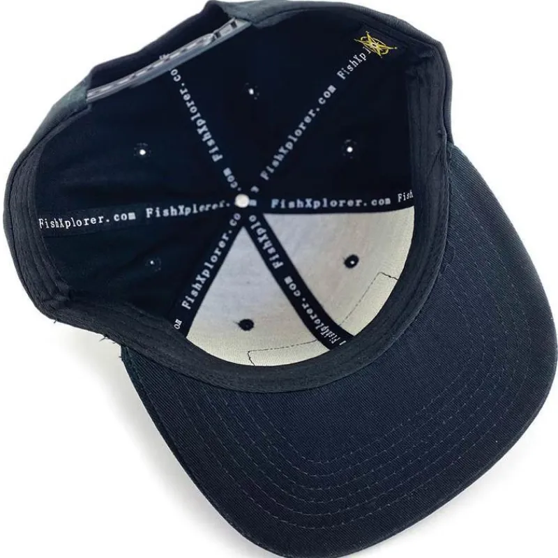 Fishxplorer Casquette Homme À Scratch Snapback - Noir