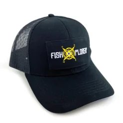 Fishxplorer Casquette Homme À Scratch Trucker - Noir