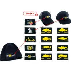 Fishxplorer Casquette Homme À Scratch Trucker - Noir