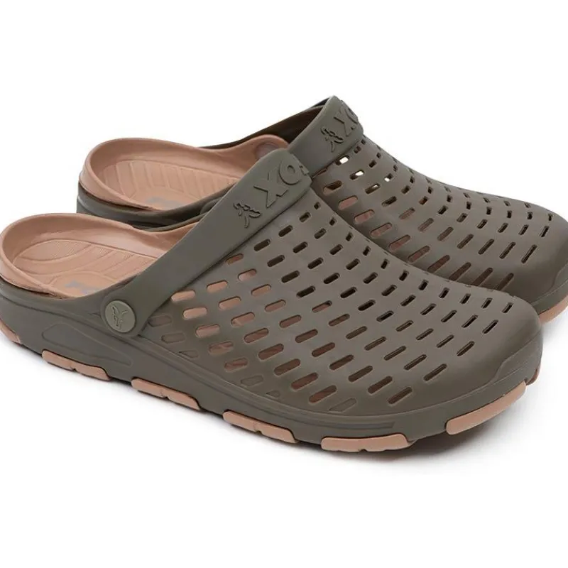 Fox Chaussures Homme Khaki Clogs