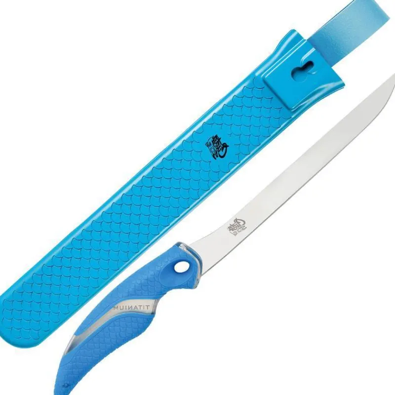 Cuda Couteau A Filets Avec Étui Flex - 18Cm