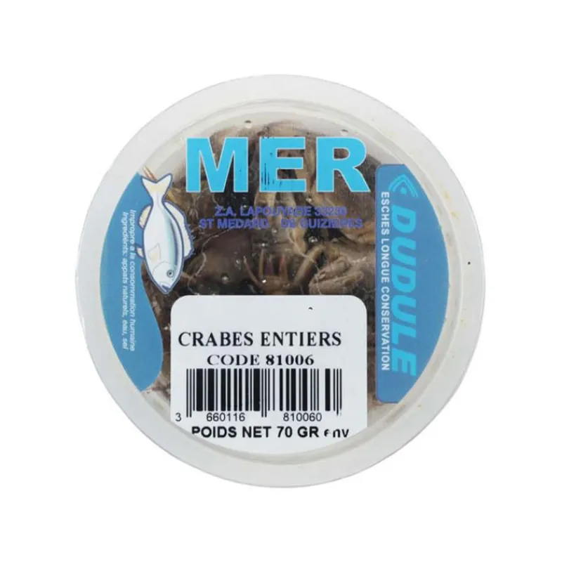 Dudule Crabes Entiers