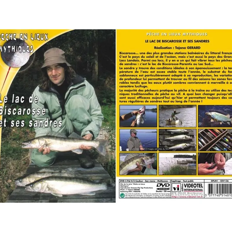 Vidéotel Dvd - Biscarosse Et Ses Sandres - Peche Des Carnassiers - Peche En Lieux Mythiques