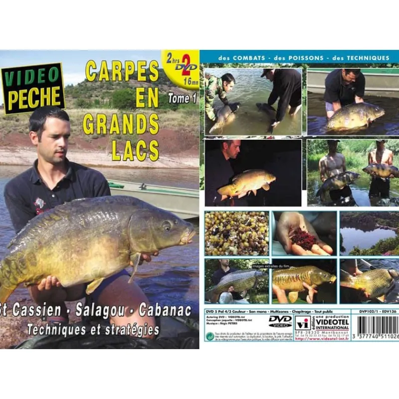 Vidéotel Dvd - Carpes En Grands Lacs