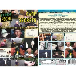 Vidéotel Dvd - Carp Secrets Avec John Llewellyn, John Baker Et Dennis Mc Fetrich