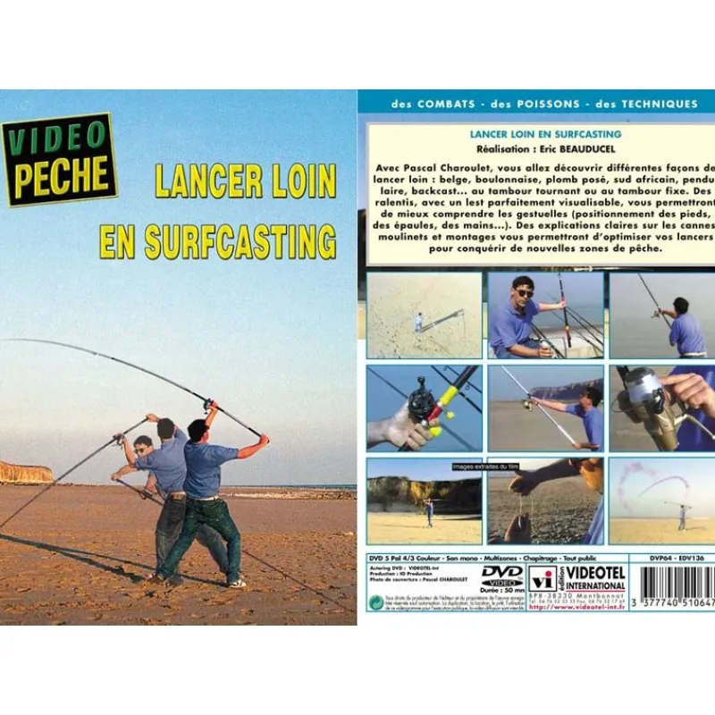 Vidéotel Dvd - Lancer Loin En Surfcasting Avec Pascal Charoulet