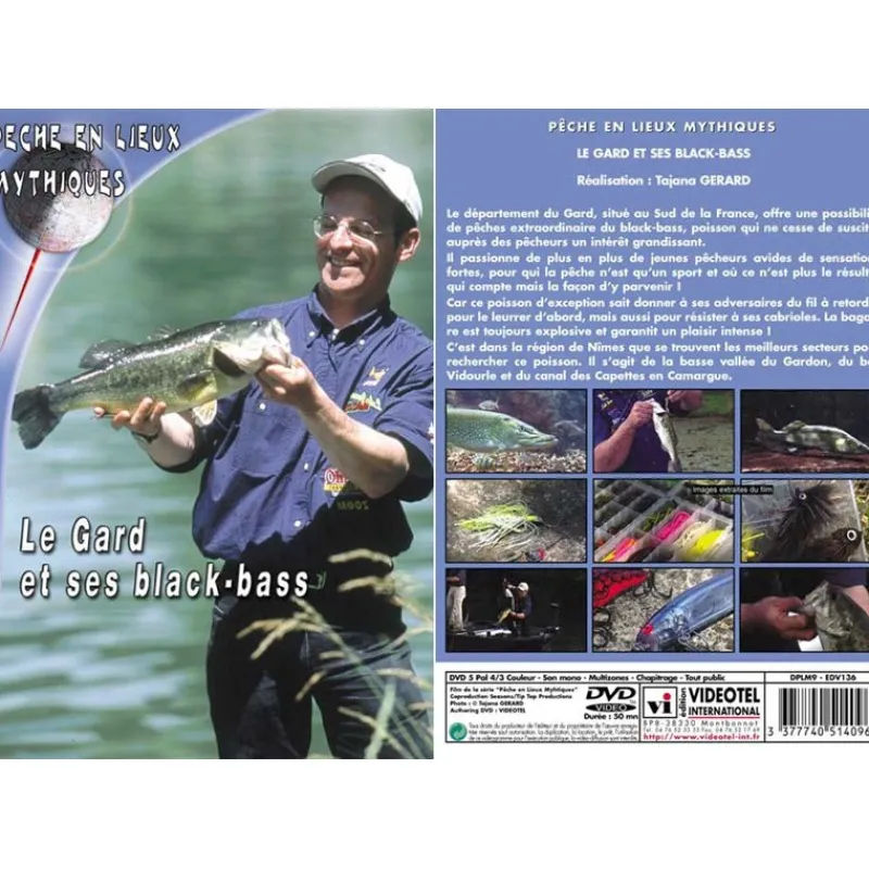 Vidéotel Dvd - Le Gard Et Ses Black-Bass - Peche Des Carnassiers - Peche En Lieux Mythiques