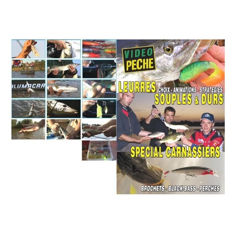 Vidéotel Dvd - Leurres Souples Et Durs Special Carnassiers