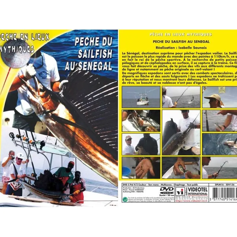 Vidéotel Dvd - Peche Du Sailfish Au Senegal