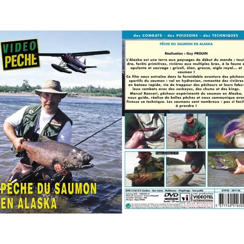 Vidéotel Dvd - Peche Du Saumon En Alaska