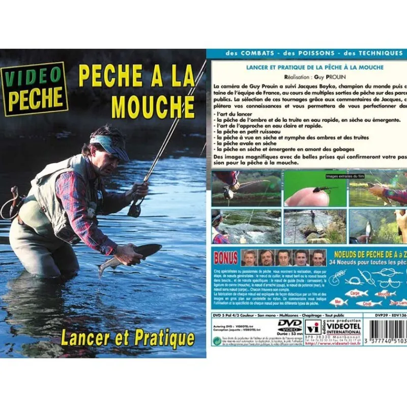 Vidéotel Dvd - Peche À La Mouche Avec Jacques Boyko