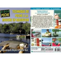 Vidéotel Dvd - Technique De Peche À La Mouche En Reservoir Avec Jacques Boyko