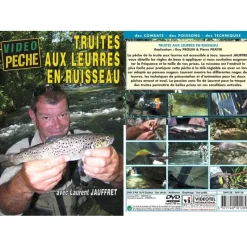 Vidéotel Dvd - Truites Aux Leurres En Ruisseau Avec Laurent Jauffret - Peche De La Truite - Video Peche
