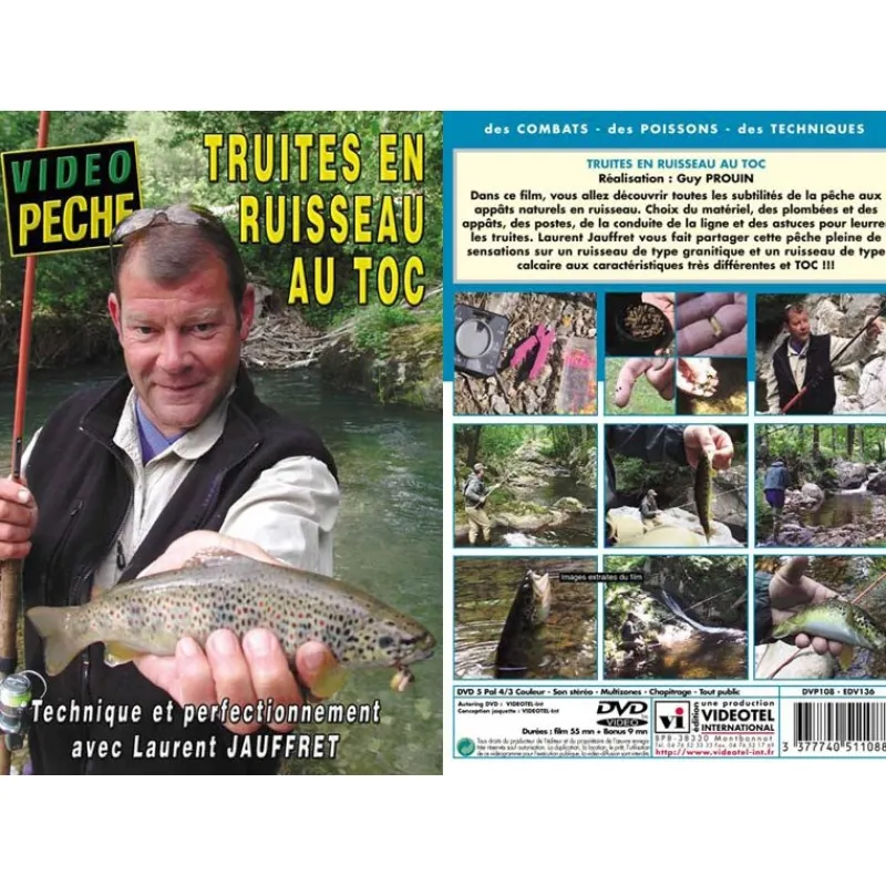 Vidéotel Dvd - Truites En Ruisseau Au Toc