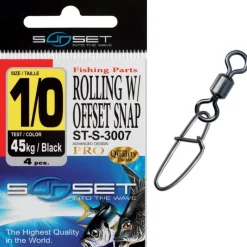 Sunset Emerillon Agrafe Mer Rolling W / Offset Snap St-S-3007 - Pack