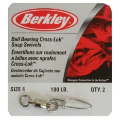 Berkley Emerillon Mc Mahon Ball Bearing Swivels Nickel - Pack