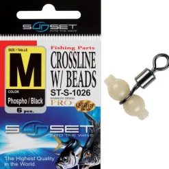 Sunset Emerillon Rotatif Mer Crossline W / Beads St-S-1026 - Par 6