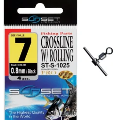 Sunset Emerillon Rotatif Mer Crossline W / Rolling St-S-1025 - Par 4