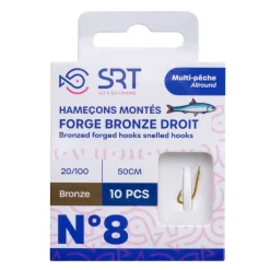 SRT Hameçon Monté Forge Bronze Droit