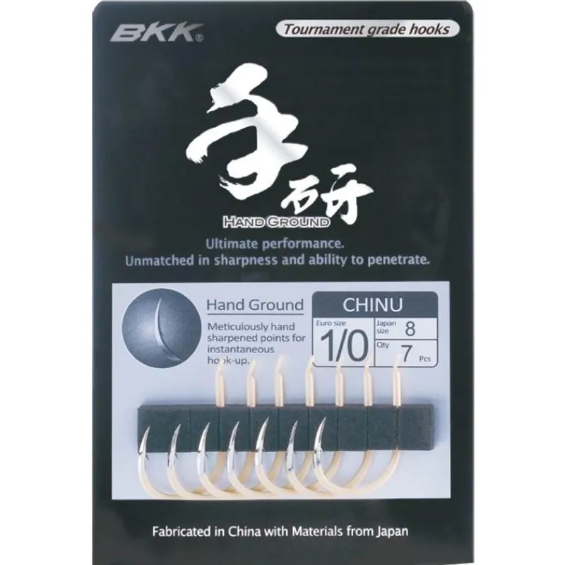 BKK Hameçon Simple Chinu Hand Ground