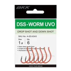 BKK Hameçon Simple Dss Worm Uv
