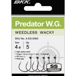 BKK Hameçon Simple Predator Wg Weedlees