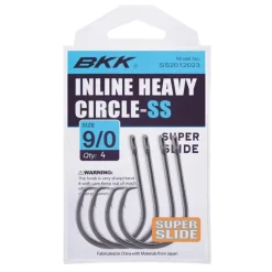 BKK Hameçon Simple Ss Inline Heavy Circle