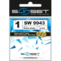 Sunset Hameçon Simple Sunhooks Sw 9943Bn