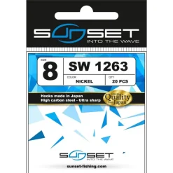 Sunset Hameçon Simple Sunhooks Sw 1263Ni